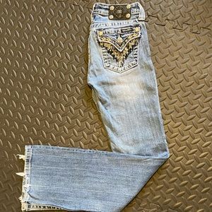 ‼️MOVING SALE‼️MAKE ME AN OFFER‼️ Miss Me girls 14 bootcut jeans